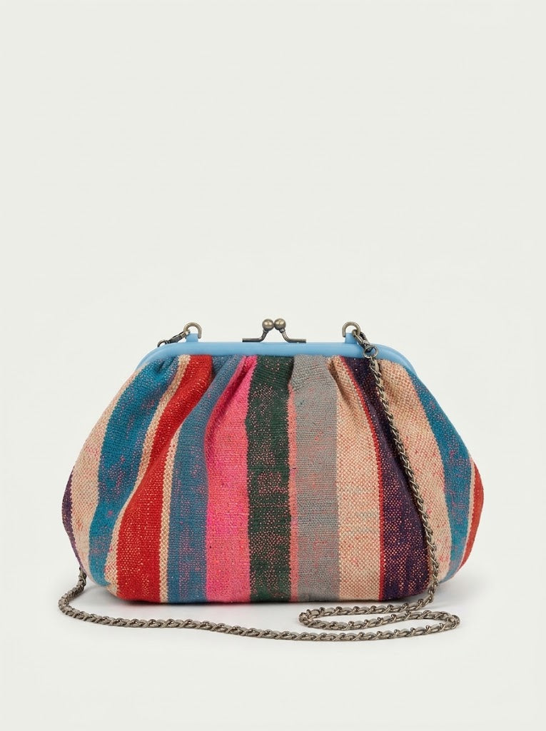 Bolso Nora Stripes Fucsia