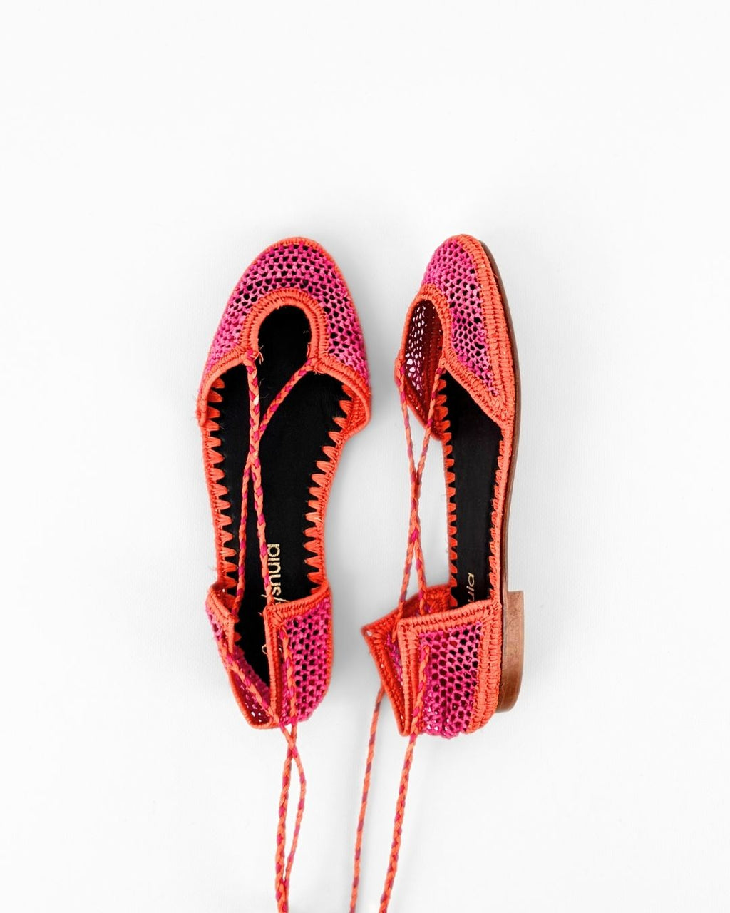 Mule Rabat Orange+Fucsia