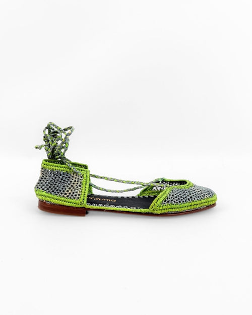 Mule Rabat Grey+Pistachio
