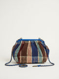Bolso Nora Cuadros azul