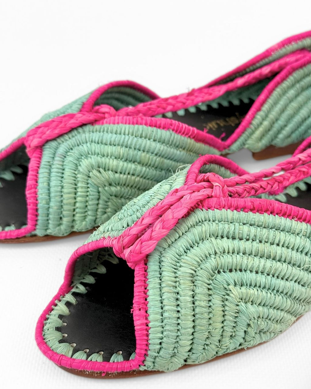 Mule Lina Mint + Pink