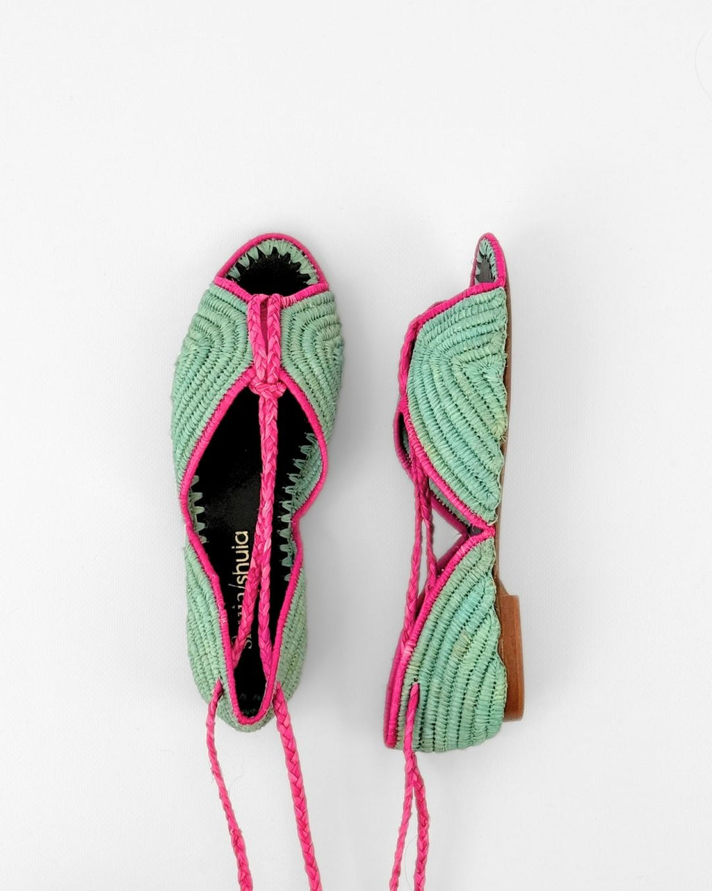 Mule Lina Mint + Pink