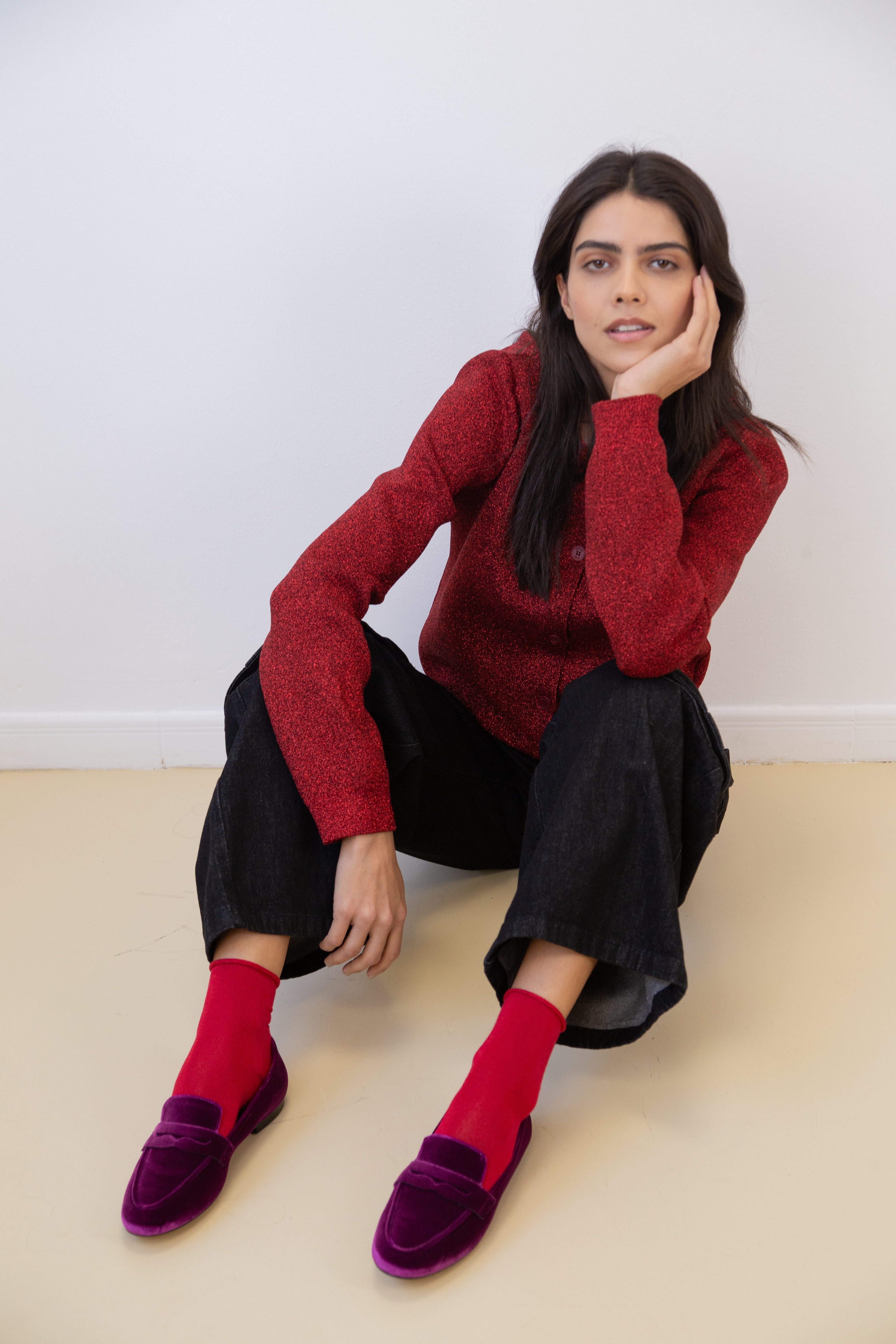 Mocasin Natalia Púrpura