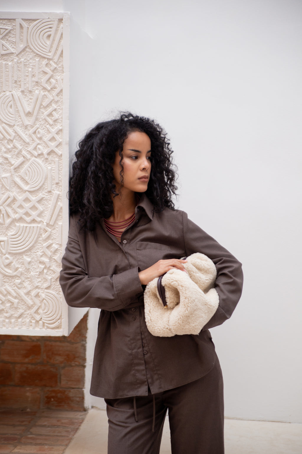 Bolso Judith Mouton Beige